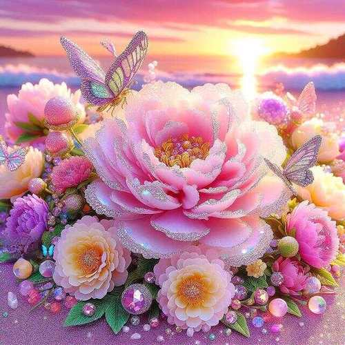 雍容华贵的牡丹 摄人心魄 愿它常伴您身旁 添福增瑞乐无疆